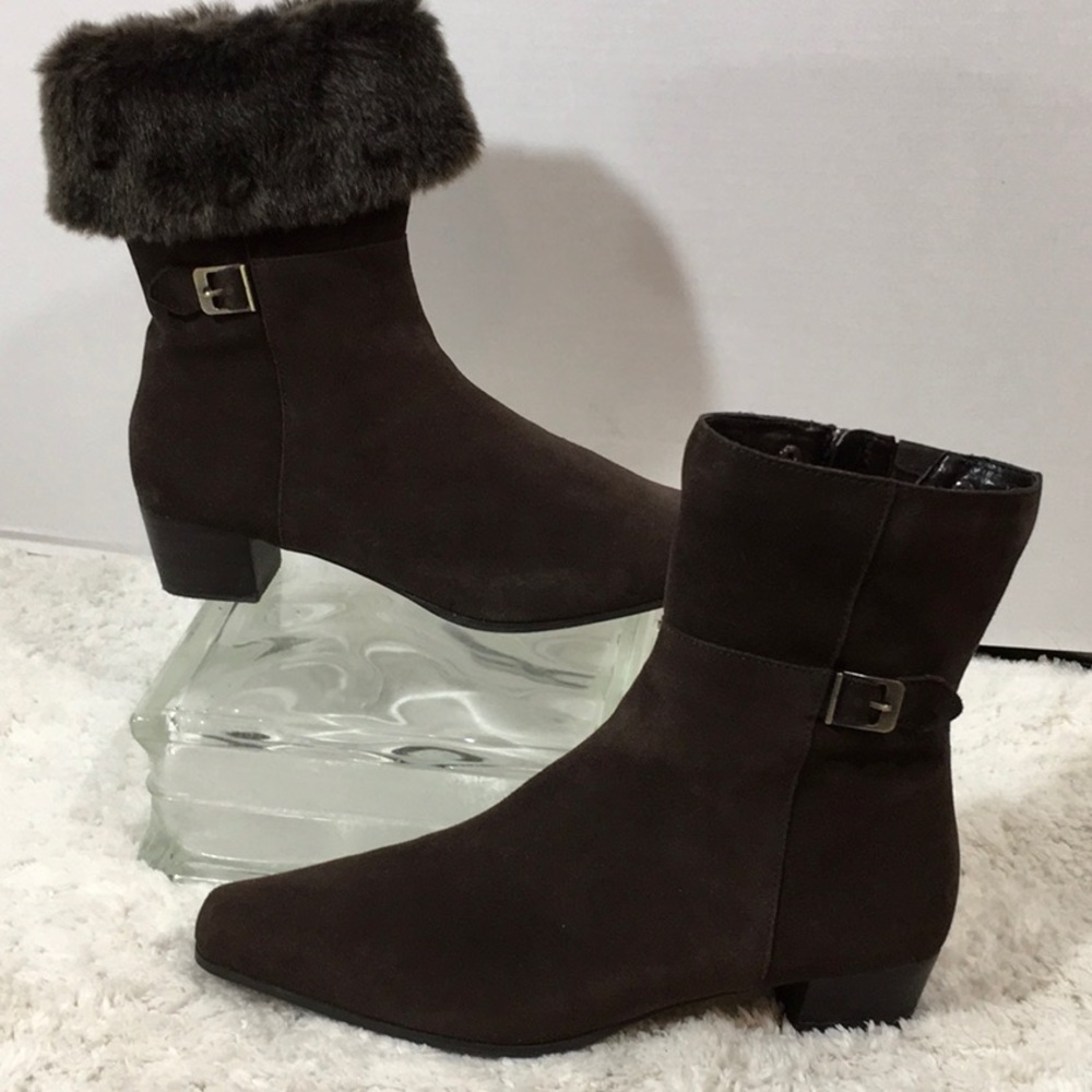 Sudini convertible suede booties